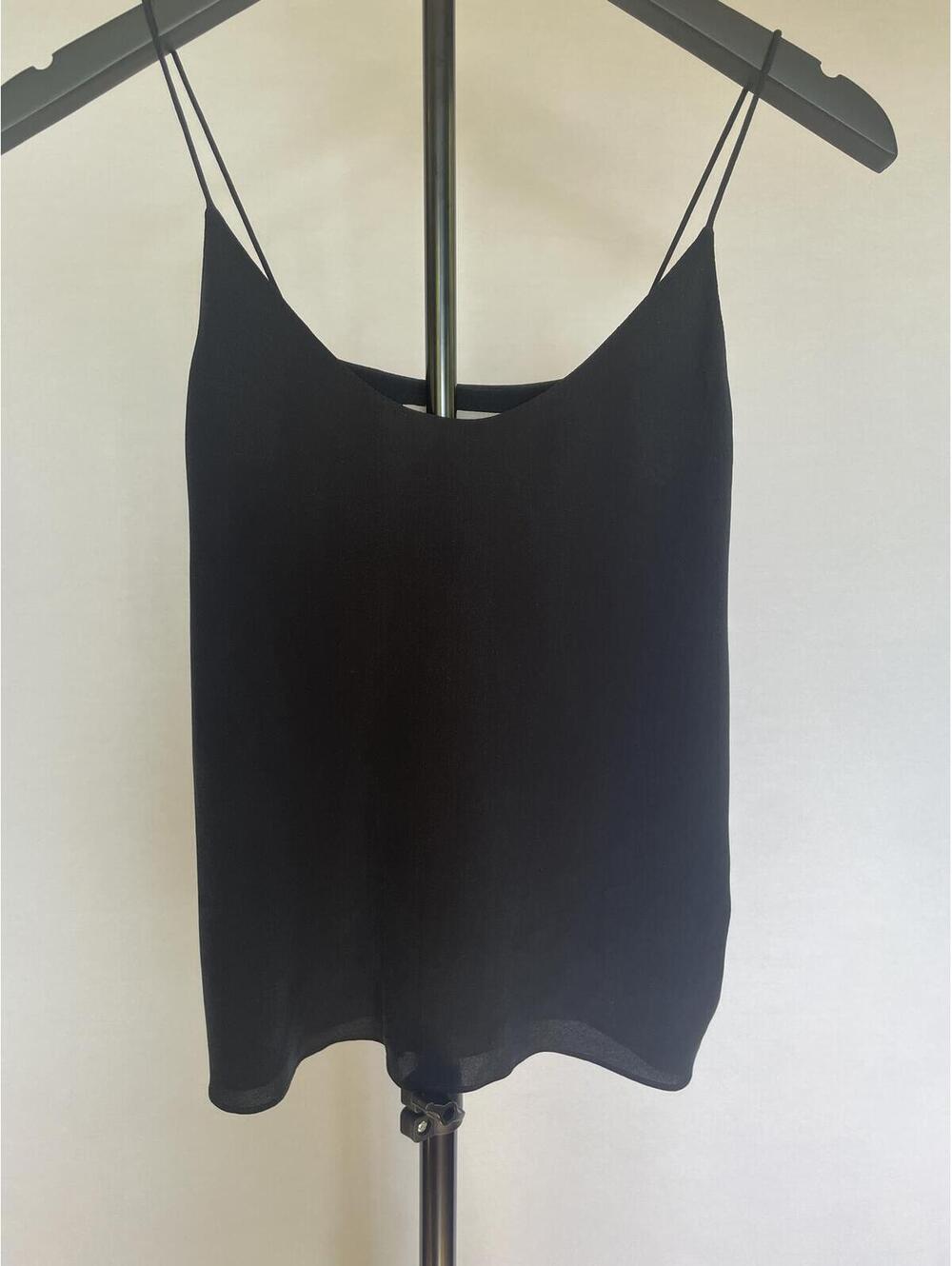 Everlane The Clean Silk Black Cami Size 00